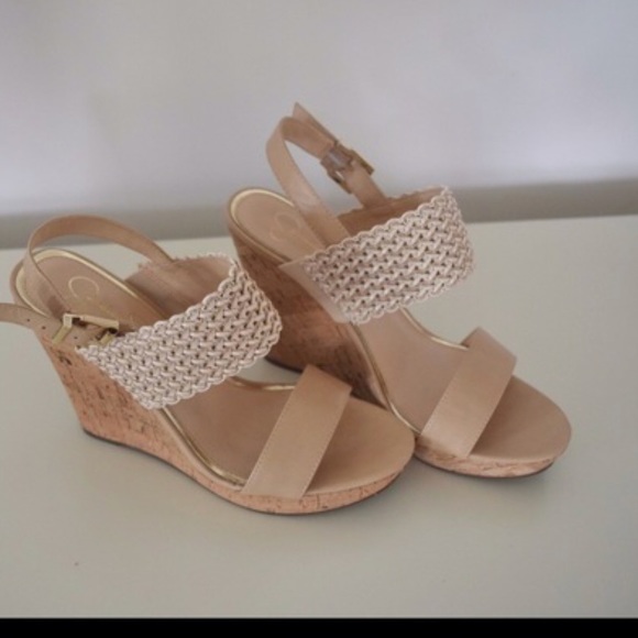 jessica simpson nude wedges